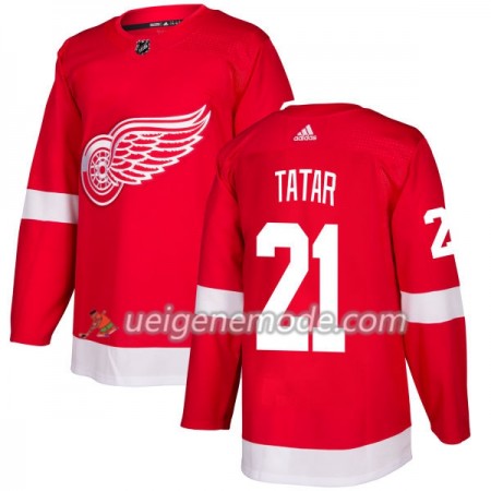Herren Eishockey Detroit Red Wings Trikot Tomas Tatar 21 Adidas 2017-2018 Rot Authentic